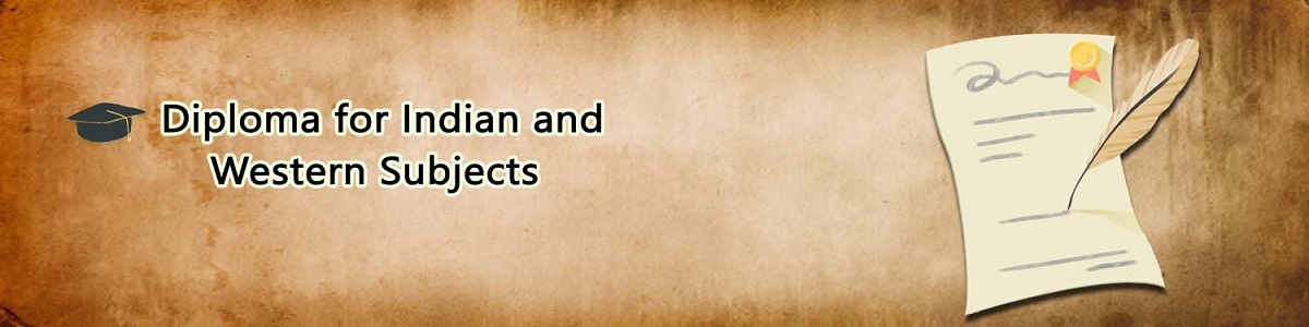 Diploma for Indian and Western Subjects